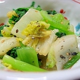 白菜と小松菜のおひたし。